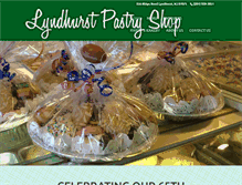 Tablet Screenshot of lyndhurstpastryshop.com